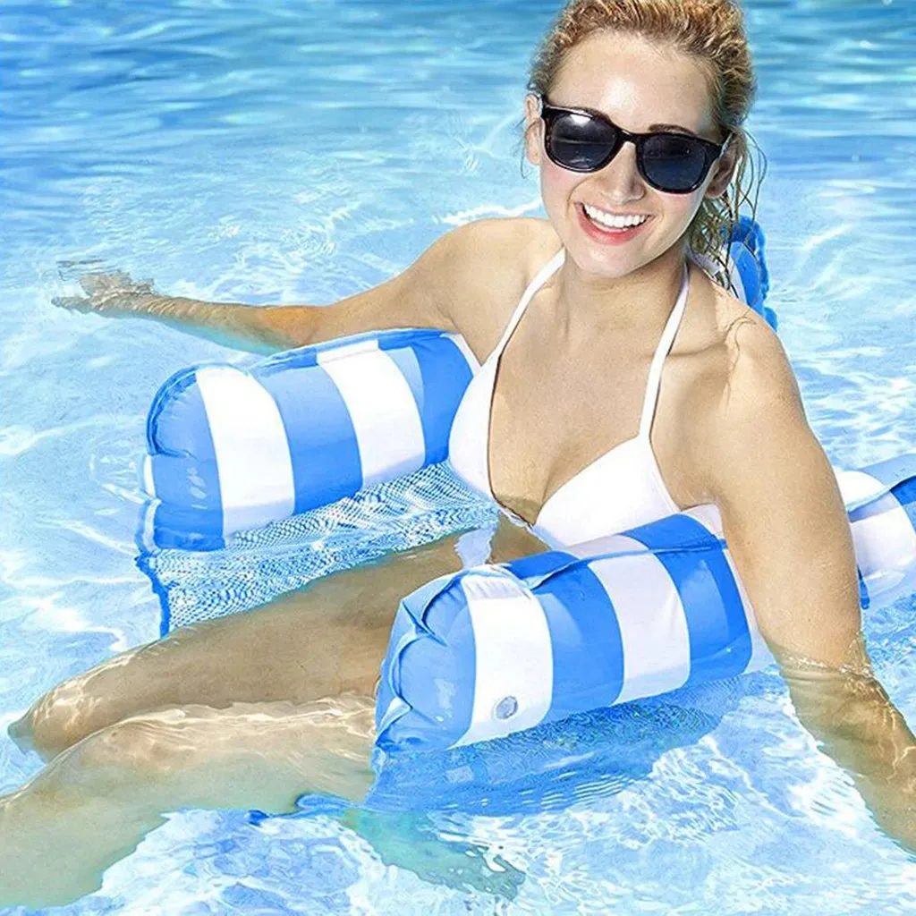 Inflatable Mattresses Water Swimming Hammock Lounge Chairs Pool Sports Toys Float Mat Toys Pools for Adults Floating Bed