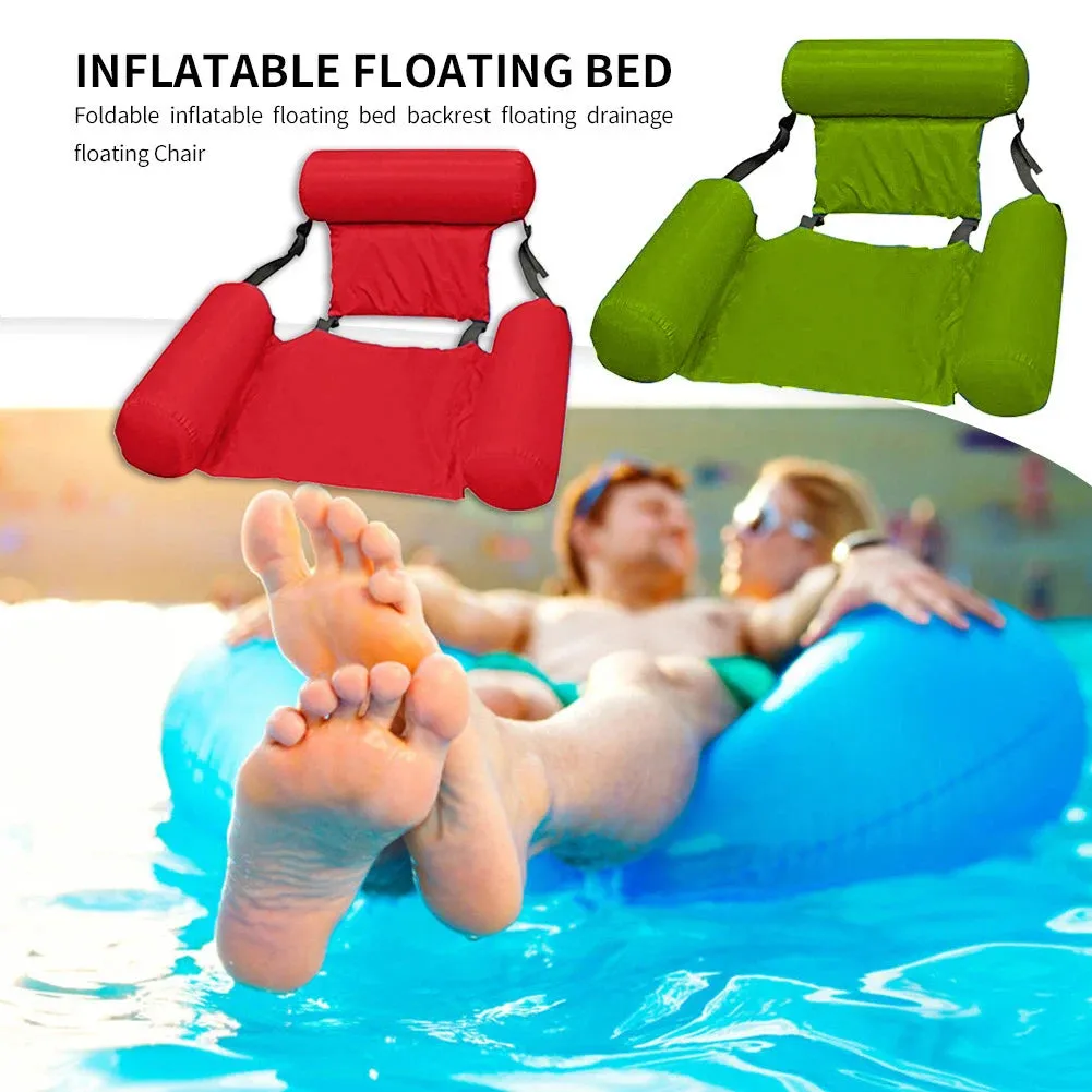 Inflatable Mattresses Water Swimming Hammock Lounge Chairs Pool Sports Toys Float Mat Toys Pools for Adults Floating Bed