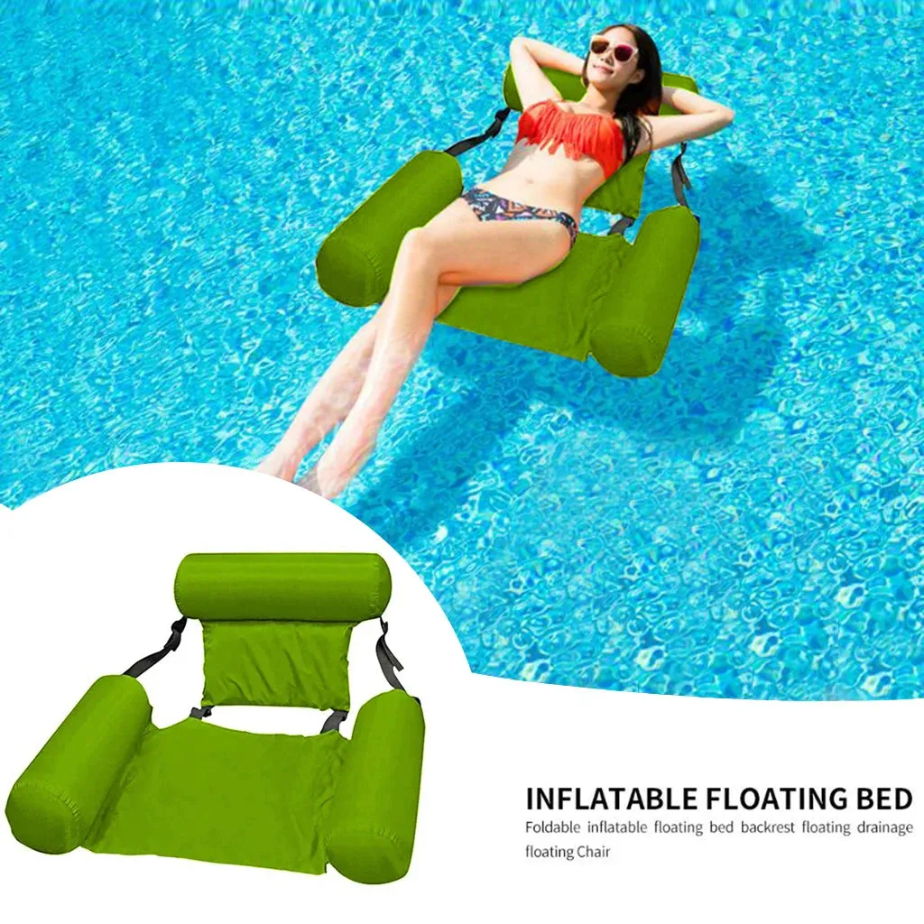 Inflatable Mattresses Water Swimming Hammock Lounge Chairs Pool Sports Toys Float Mat Toys Pools for Adults Floating Bed
