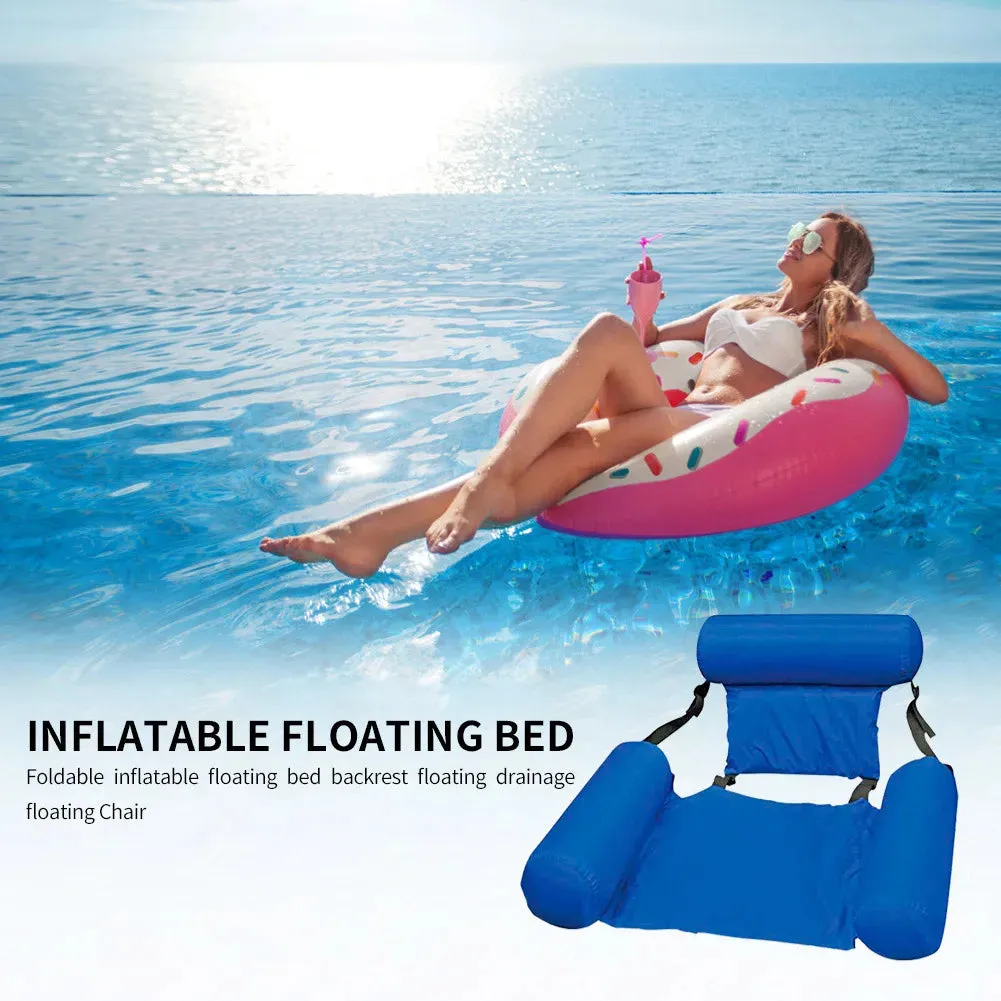 Inflatable Mattresses Water Swimming Hammock Lounge Chairs Pool Sports Toys Float Mat Toys Pools for Adults Floating Bed