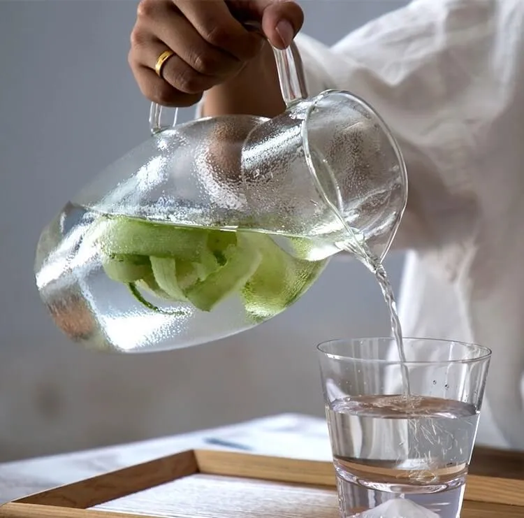 Japanese-style Heat-resistant Glass Handmade Cooling Kettle
