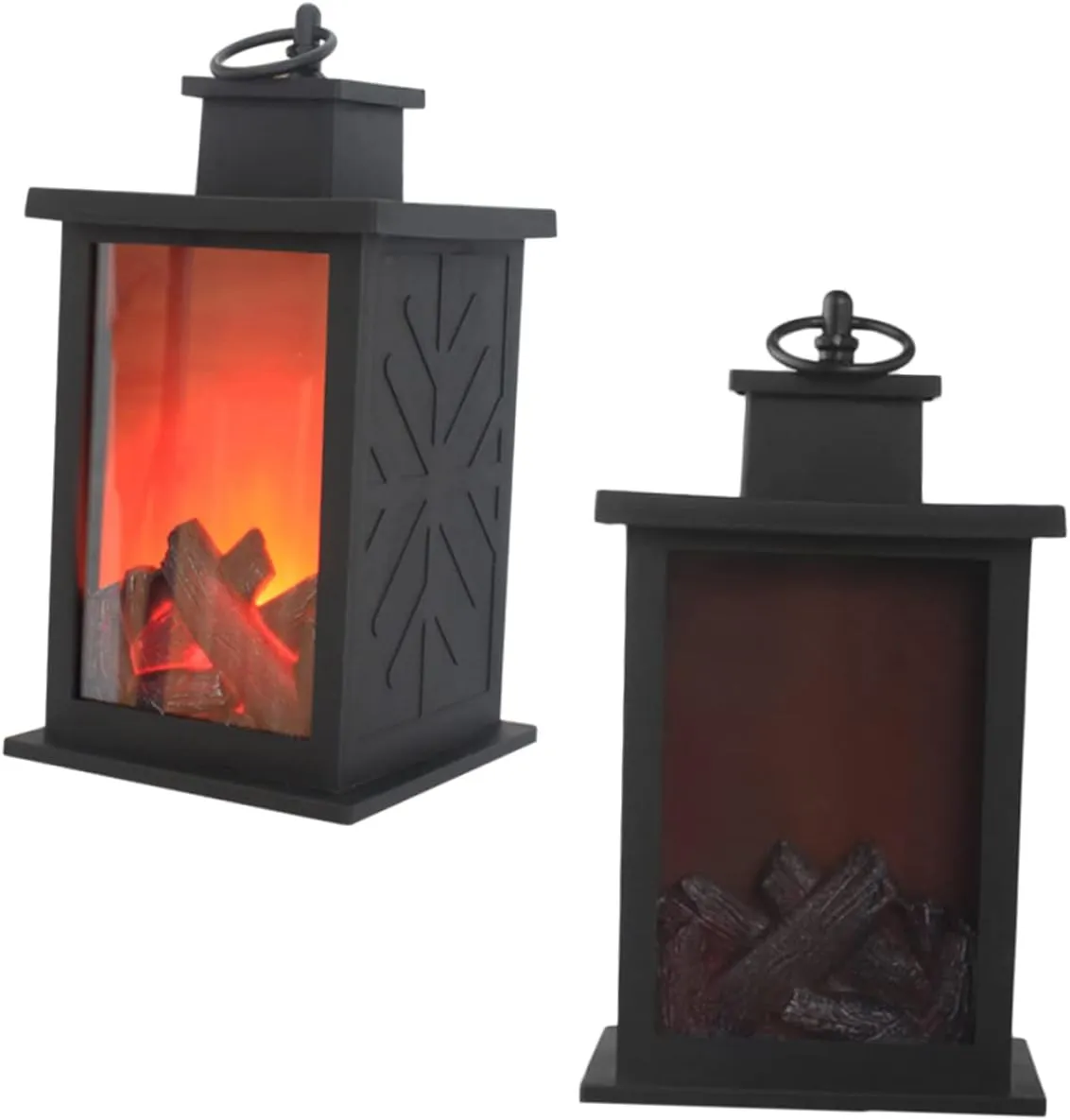 jojofuny Led Solar Lanterns Outdoor Flame Lamp Decorative Solar Yard Light for Garden Tent Christmas Decorative Lamp