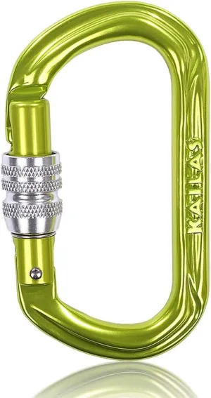 KAILAS Locking Carabiner CE Certified Oval Constructed Rock Climbing Mountaineering Rescure Standard Alumimun 25KN