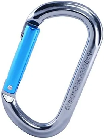 KAILAS Locking Carabiner CE Certified Oval Constructed Rock Climbing Mountaineering Rescure Standard Alumimun 25KN