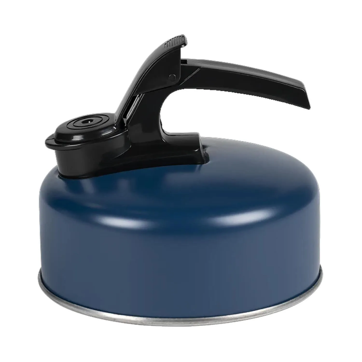 Kampa Billy 1L Midnighr Blue Whisling Camping Boil Kettle