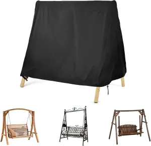 Kasla Outdoor Swing Cover, Patio Swing Cover, Swing Cover for Outdoor Furniture Porch Cover Glider Hammock Cover Waterproof - 86" Lx75 Wx72 H