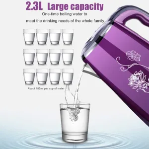 Kettle 2.3L Large Capacity High Power for Fast Heating Electric Tea Kettle,Stainless Steel.