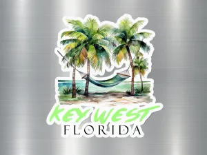 Key West Florida Hammock Sticker