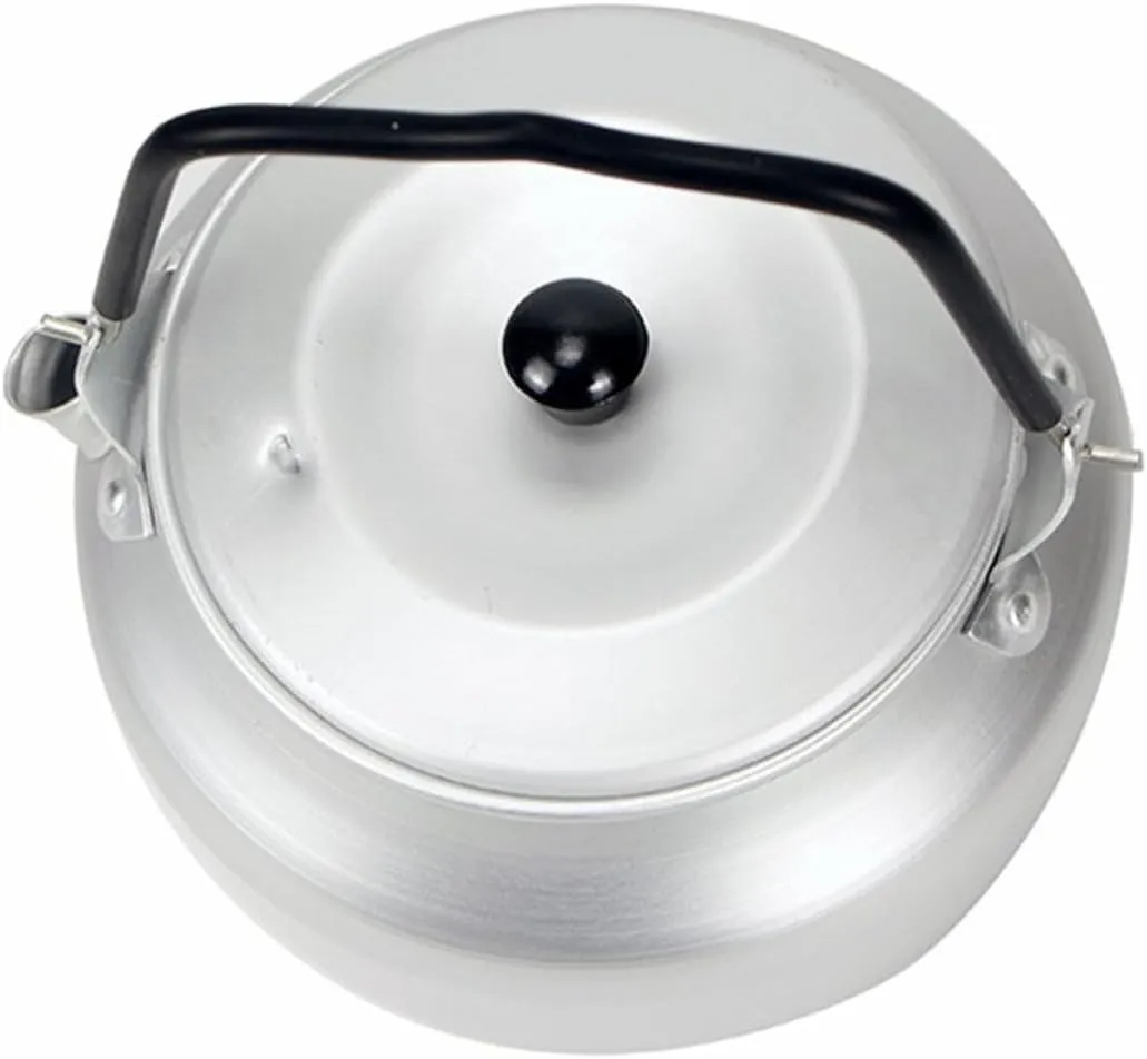 KICHOUSE Portable Hot Water Kettle Collapsible Tea Kettle Camping Aluminum Alloy Induction Cooker Lightweight
