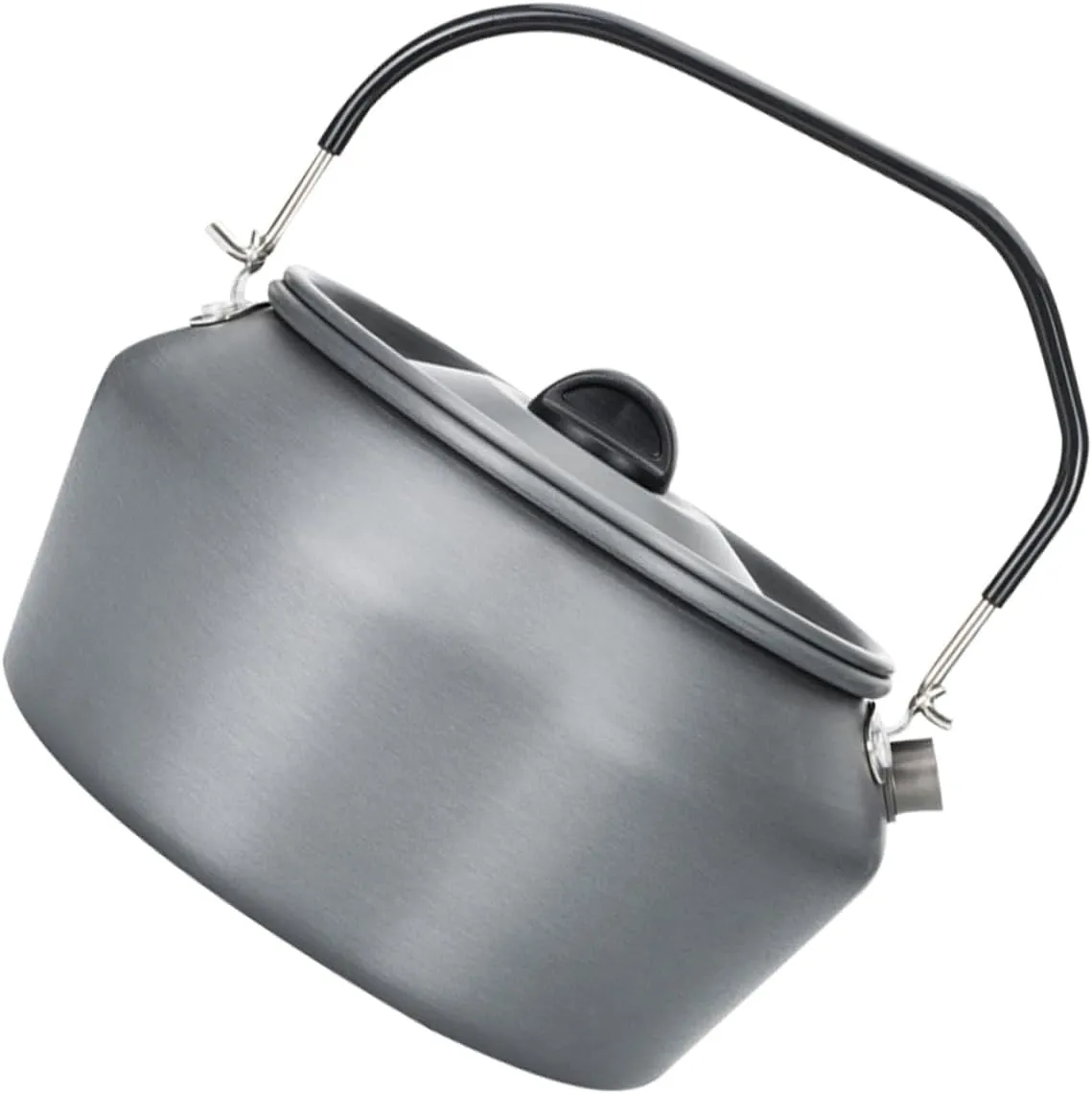 KICHOUSE Small Water Kettle Collapsible Tea Kettle Tea Pot for Hiking Smooth Pour