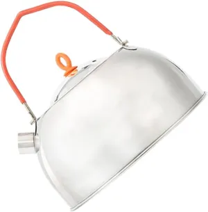 Kisangel Small Camping Kettle 0.6l Compact Tea Pot for Outdoor Activities Stainless Steel