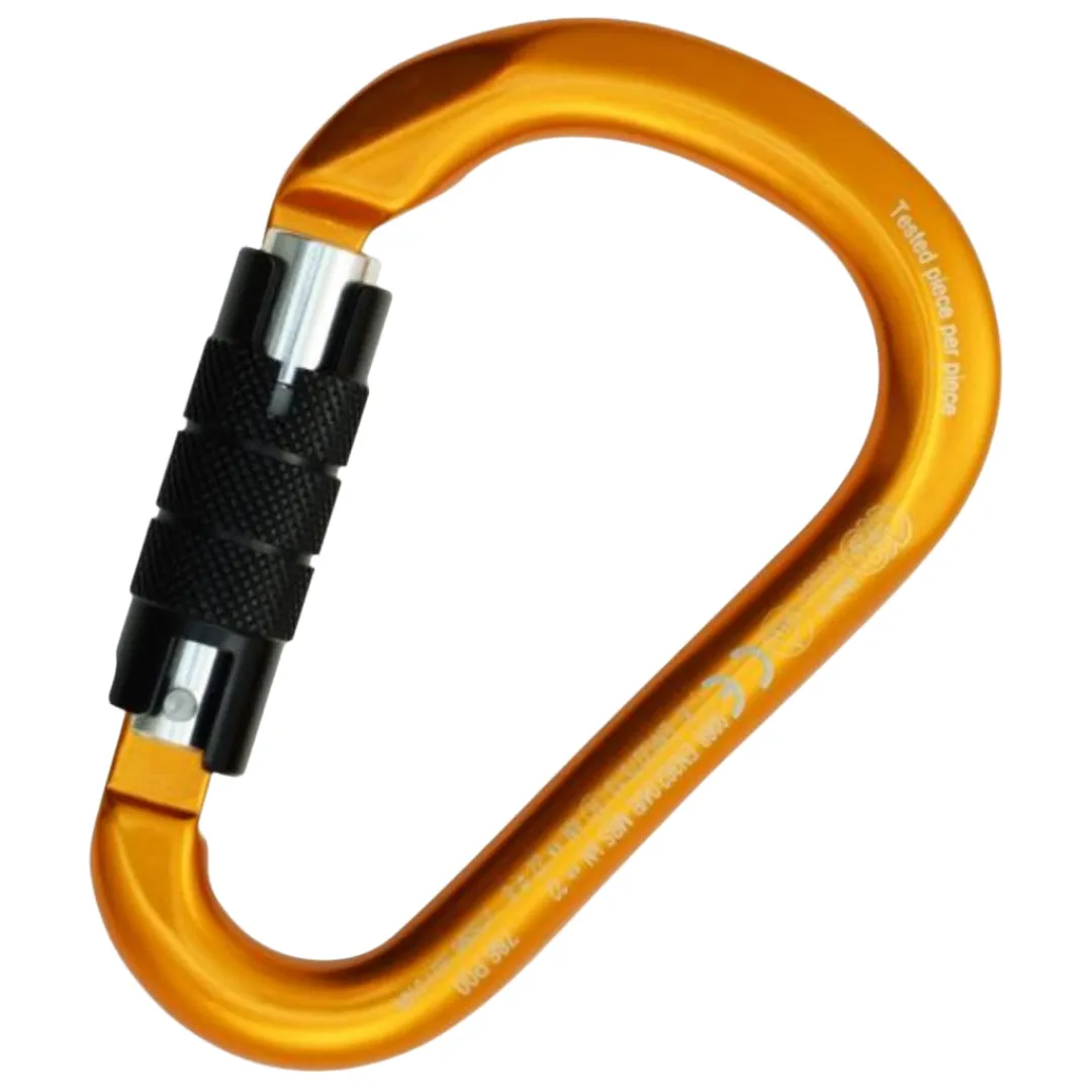 KONG HMS ALU TWIST LOCK CARABINER-ORANGE