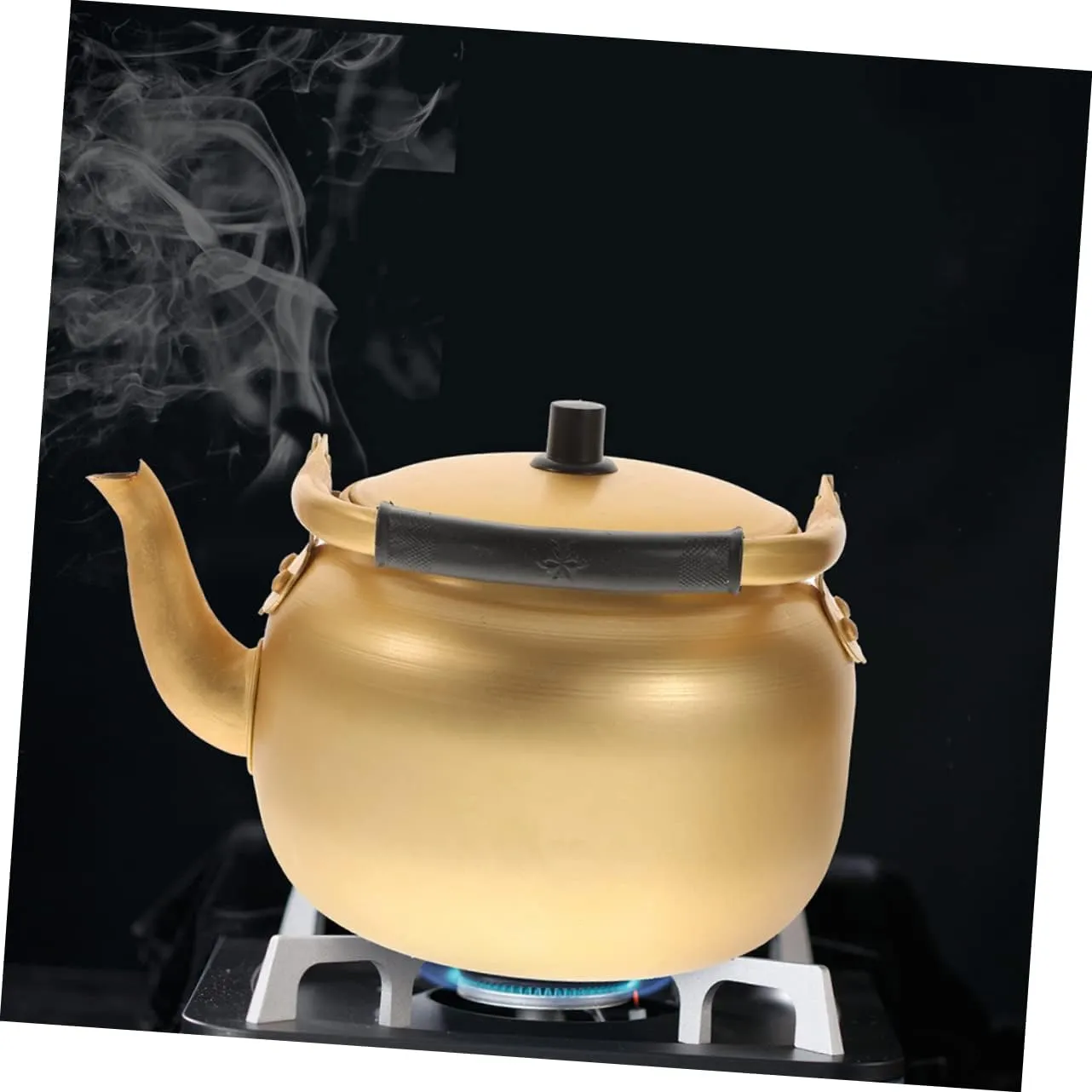 Korean Style Aluminum Kettle Pot Metal Water Boiler Small Stovetop Kettle Easy to Fill Quick Boil