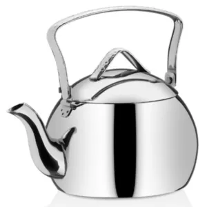Korkmaz A092 Tombik Stainless Steel Tea Pot, Small, 33.8 oz