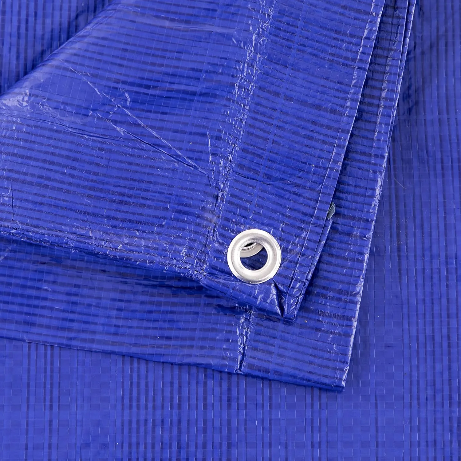 Kotap 10 x 20 Ft. All-Purpose Multi-Use Protection/Coverage 5-mil Poly Tarp, Waterproof, Blue, (TRA-1020)