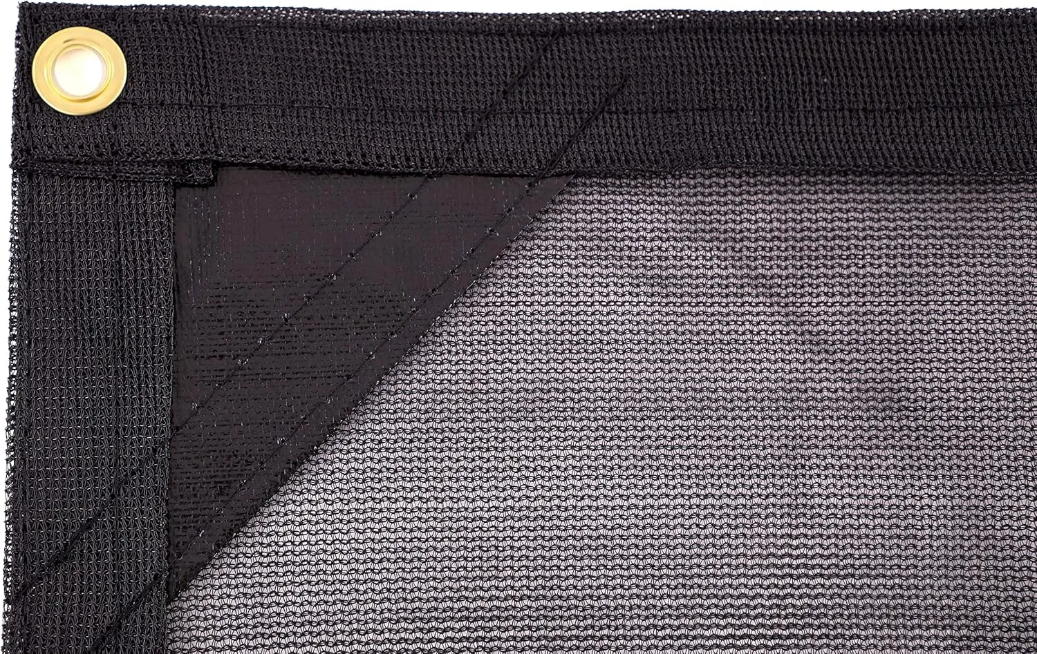 Kotap 12-ft x 24-ft Heavy-Duty 6.5 Oz Black Mesh Shade/Truck Tarp, Item: MESH-1224