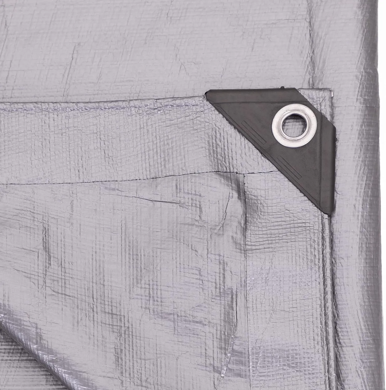 Kotap 8 x 12 Ft. Heavy-Duty Protection/Coverage Tarp, Superior Weave for Greater Longevity, 10-mil Multi-Use, Waterproof, TRS-0812, Silver (1-Pack)