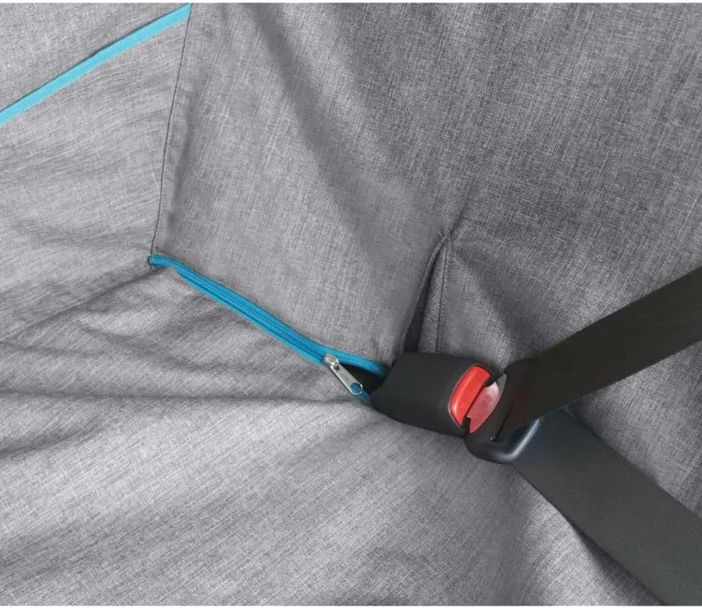 Kurgo Heather Half Hammock, Half Car Seat Cover for Pets, Car Hammocks for Dogs, Water-Resistant, 27.5" Wide (Heather Grey)