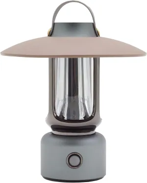 L-99 LED Mini Camping Lantern IPX4, Type-C Rechargeable Lamp, 5 Modes, Emergency Flashlight, Decoration, Outdoor Portable Light HYUGA (Grey)