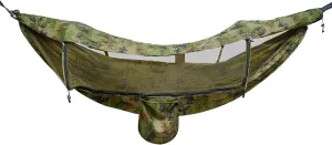 Large Camping Hammock with Sunshade Cloth, 9.5 * 4.5ft Lightweight Portable Sleeping Hammock Bug, 440.9lbs Swing Bed for Outdoor Backpacking Backyard Hiking (Camouflage)