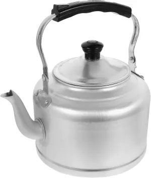 Large Capacity Aluminum Stove Kettle Retro Tea Pot for Camping Home Heat Resistant Pot for Tea Making