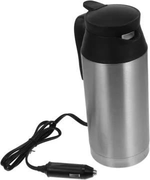 Large Capacity Electric Kettle for Truck Stainless Steel Water Boiler Quick Heating for Road Trips Enjoy Hot Drinks with Design