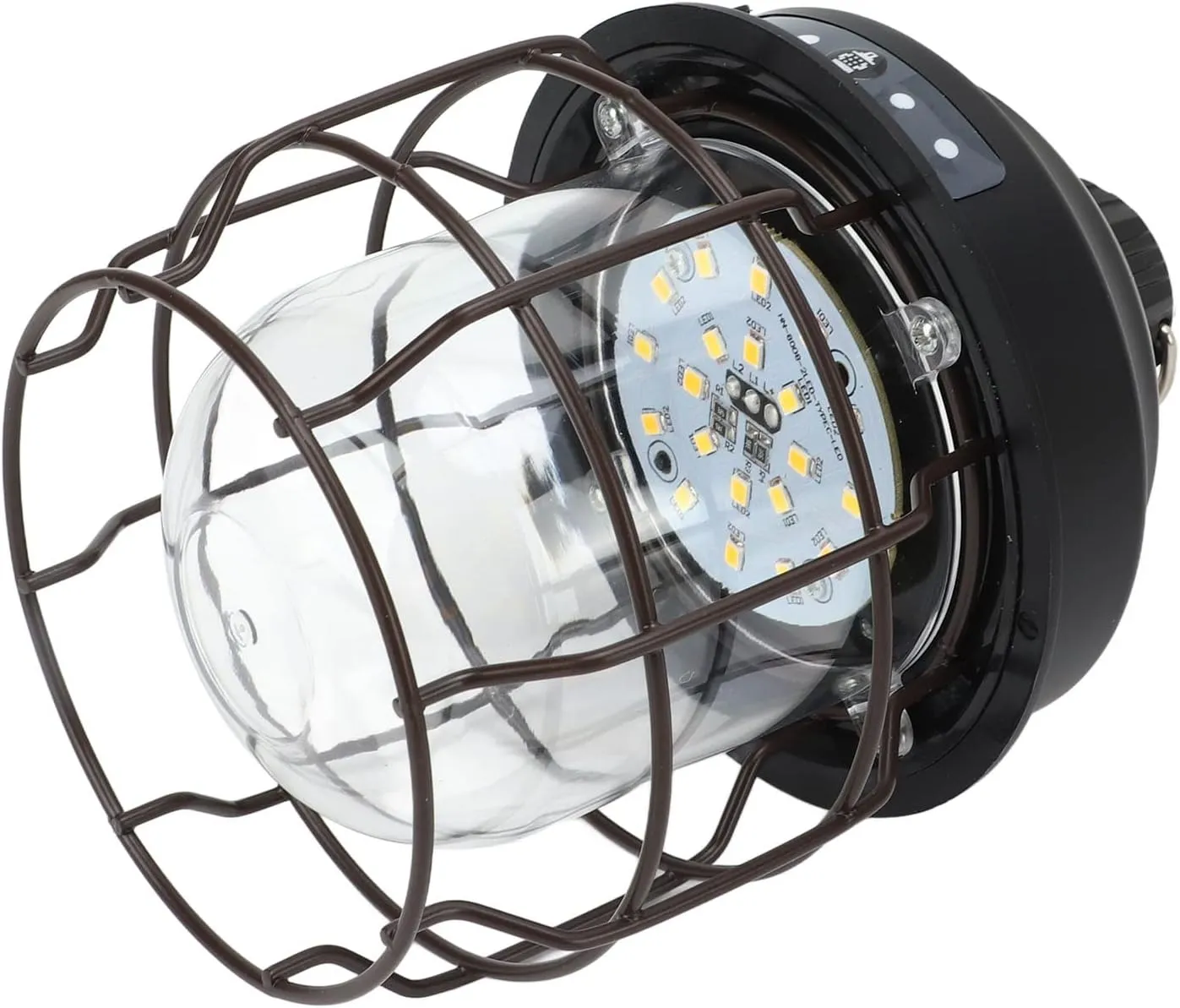 LED Camping Lantern Retro Style Portable and Rechargeable for Home Camping and Outdoor Emergency Use Ideal for Outdoor Enthusiasts Who Seek A Blend of Style and Functional (Black)