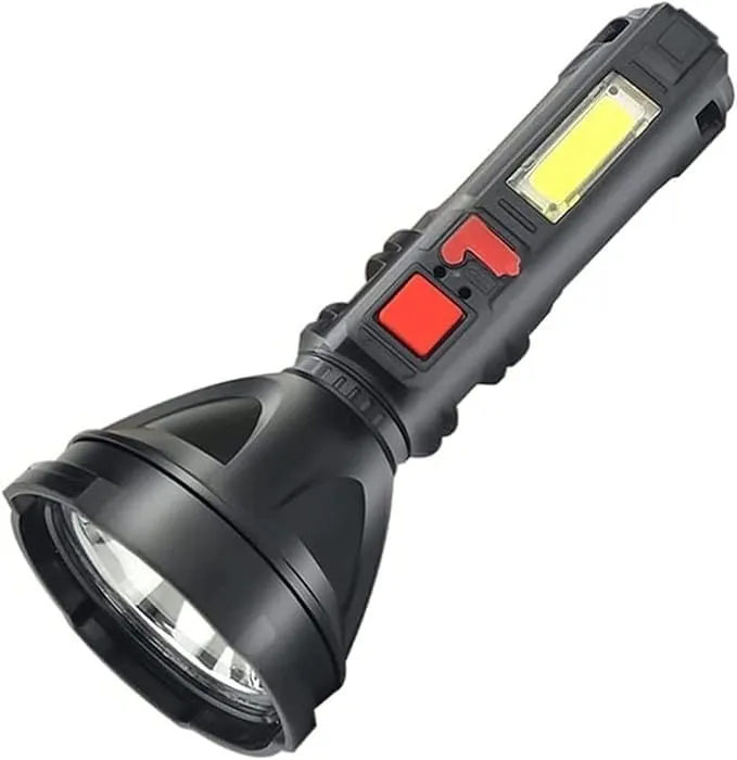 LED Flashlight， Super Bright Flashlights - High Lumen, Water Resistant, 3 Modes and Zoomable for Camping, Emergency, Hiking, Gift