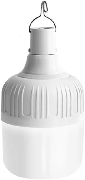 LED Light Bulb 3 Lighting Modes Camping Light Waterproof Outdoor Rechargeable Lamp for Tent Lantern/Patio/Garden/Power Failure/BBQ (Size : 80W)