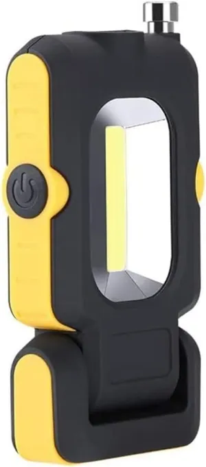 LED Work Light with Magnetic Base，Super Bright Inspection Torch Lamp Flashlight Camping Lantern Outdoor Work Job Tool with Power Bank