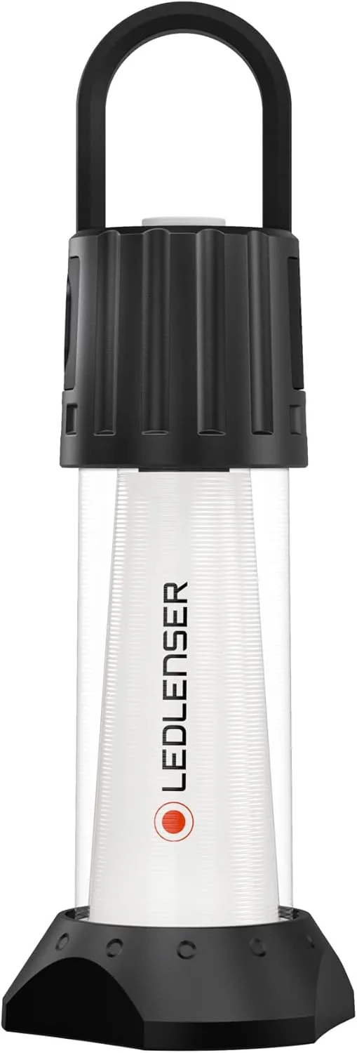 Ledlenser, ML6 Warm White Light Camping Lantern, LED with Micro Prism Technology, 750 Lumens, USB Rechargeable, Backpacking, Hiking, Camping, Black