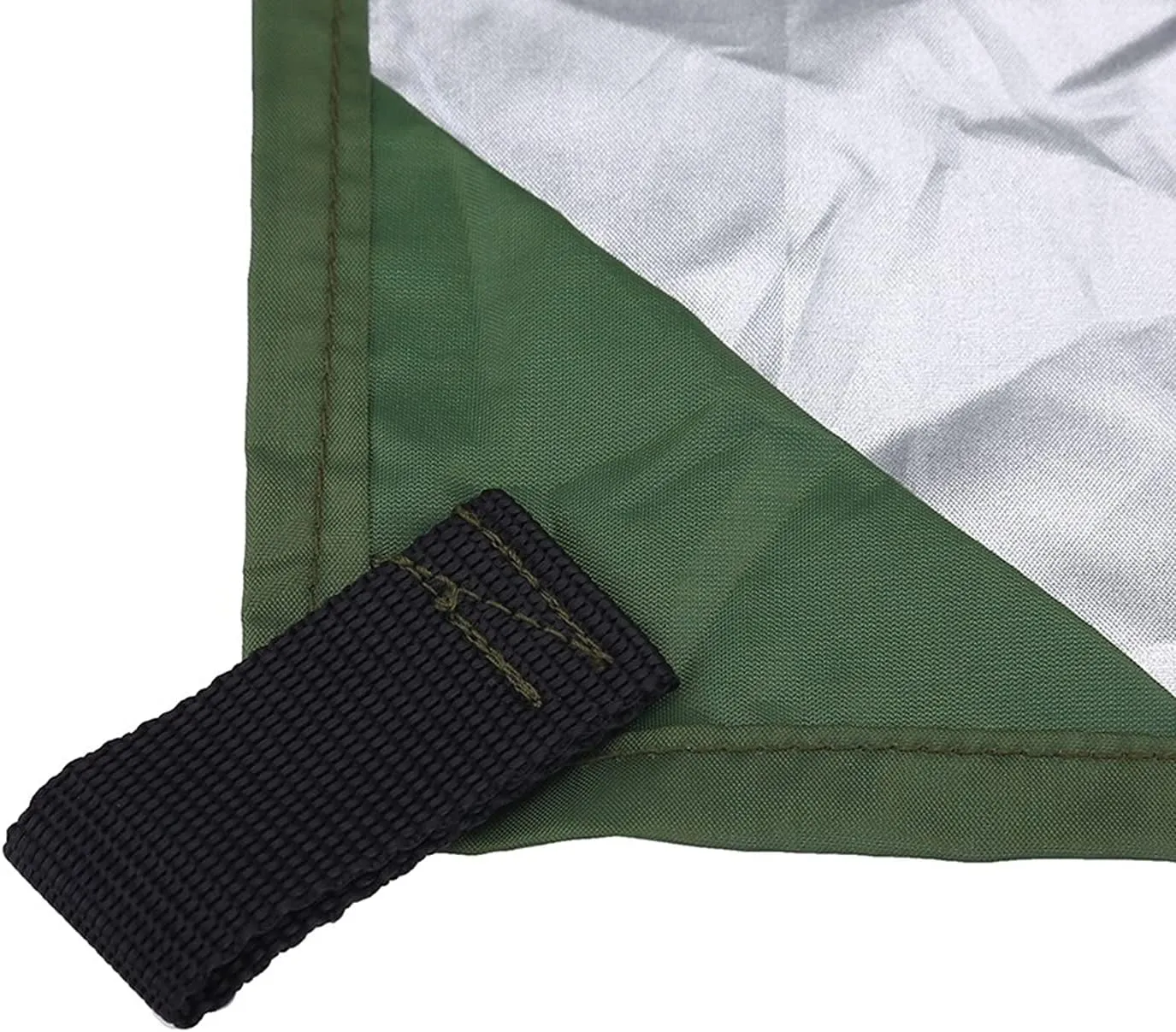 Lightweight Waterproof Tent Tarp, Portable Shelter for Camping, Outdoor Activities, UV Protection, Moisture Proof Mat with Pegs and Ropes, Easy to Carry and Set Up (Green)