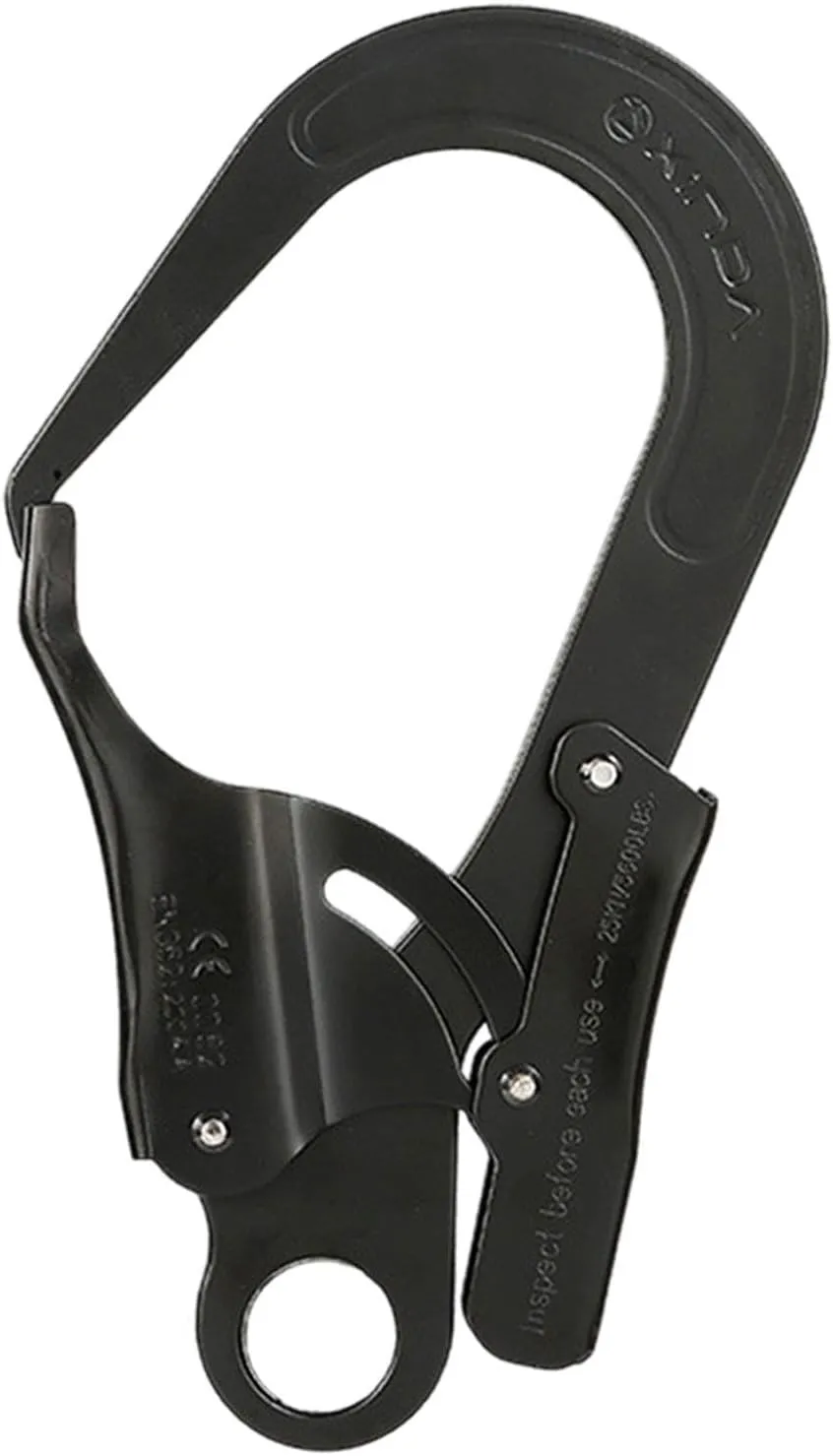 Locking Snap Hook Self Locking Carabiner Hardware Alloy Steel Heavy Duty Sturdy Clip Spring Snap Hook for Downhill Climbing