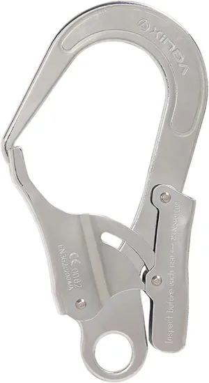 Locking Snap Hook Self Locking Carabiner Hardware Alloy Steel Heavy Duty Sturdy Clip Spring Snap Hook for Downhill Climbing