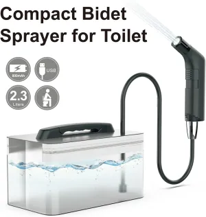 LUOOV Portable Camping Shower, Electric Outdoor Shower, Camp Shower Pump, Rinse Kit, Battery Power Handheld Rechargeable Showerhead for Camping,Hiking, Traveling