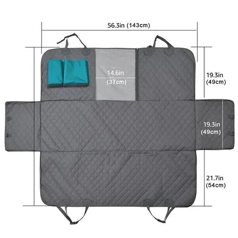 Luxora Premium Dog Car Seat Cover Waterproof Hammock Protector