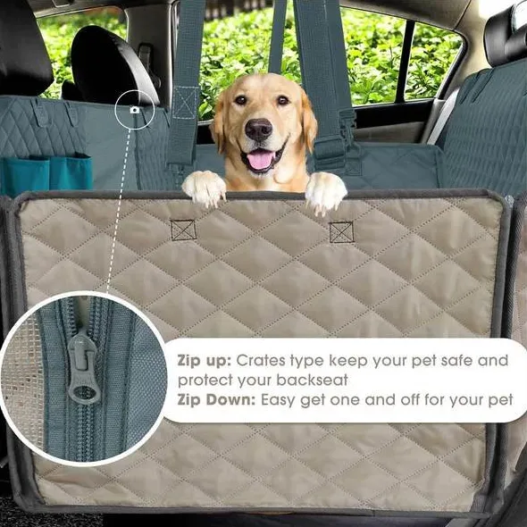 Luxora Premium Dog Car Seat Cover Waterproof Hammock Protector