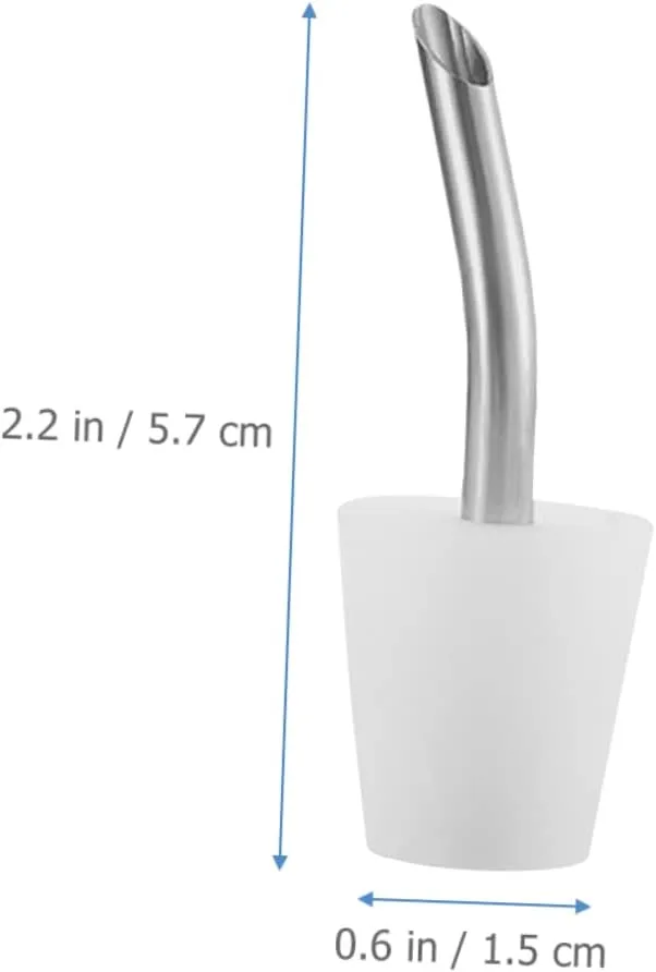 Luxshiny 5pcs Outdoor Kettle Pourer Portable Stainless Steel Extension Spout for Camping Travel Safe Design Accessory for Outdoor Enthusiasts Compact Convenient