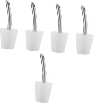 Luxshiny 5pcs Outdoor Kettle Pourer Portable Stainless Steel Extension Spout for Camping Travel Safe Design Accessory for Outdoor Enthusiasts Compact Convenient