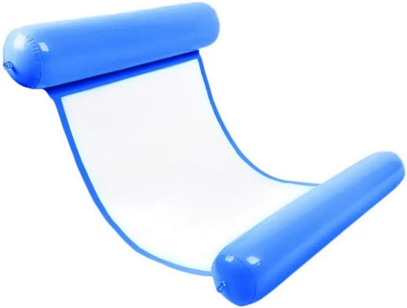 LXB 1Pcs Summer Water Hammock,Water Toys Recliner Foldable Inflatable Floating Bed Swimming Pool Floating Swimming Mattress Sea G/F/S