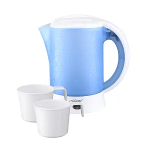 Maestro MR010 Electric Tourist Kettle   2 Mugs Cup Compact Travel Overheating Protection 0.6L 600W