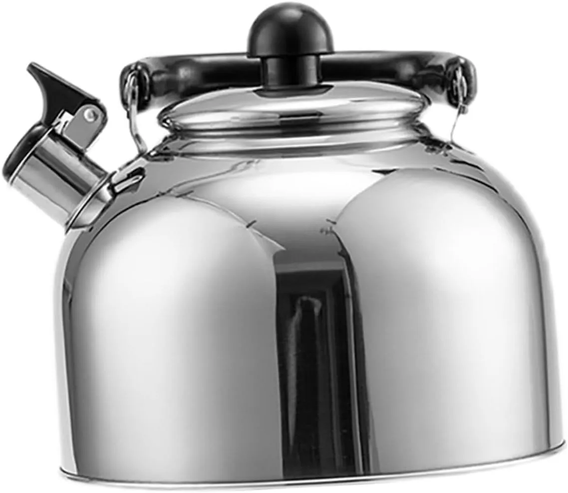 MAGICLULU Stainless Steel Teapot Mingyin Kettle 4l Induction Stovetop Tea Kettle Whistle for Quick Boil