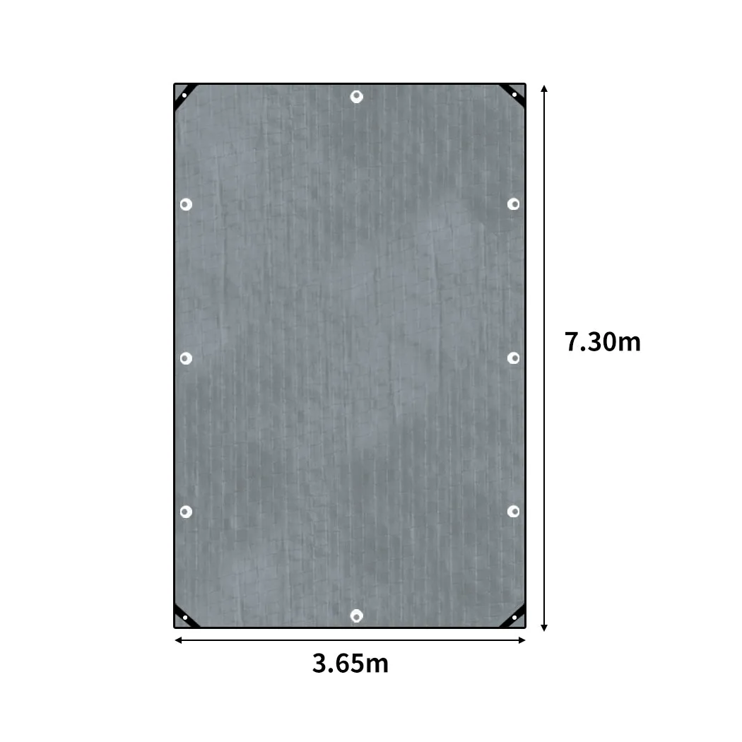 Manan Tarp Tarpaulin 200GSM Camping 3.65mx7.3m