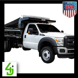 Manual Pull-Style Tarp System with Spring Assist - 96 inch - 7.5 ft x 15 ft - Solid Tarp 554275152