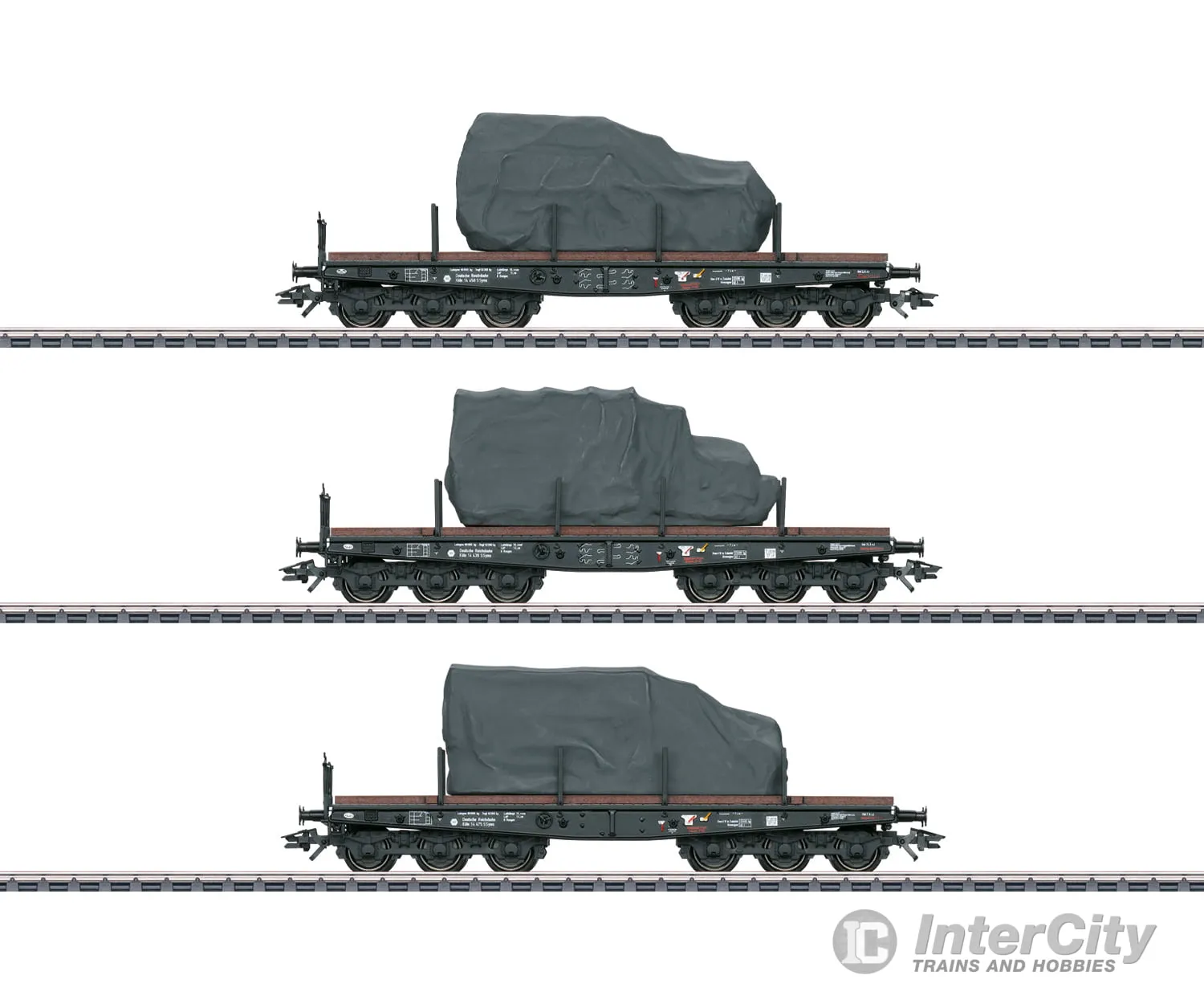 Marklin 48660 HO Type SSyms Köln Heavy-Duty Flat Car Set