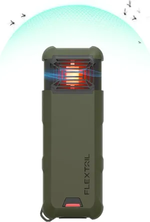 Max Repel Portable Electric Mosquito Repeller 30ft Protection 329°F Efficient Heating Rechargeable Ideal for Outdoors, Camping, Backpacking, Patios (Repellent Pads Not Included)