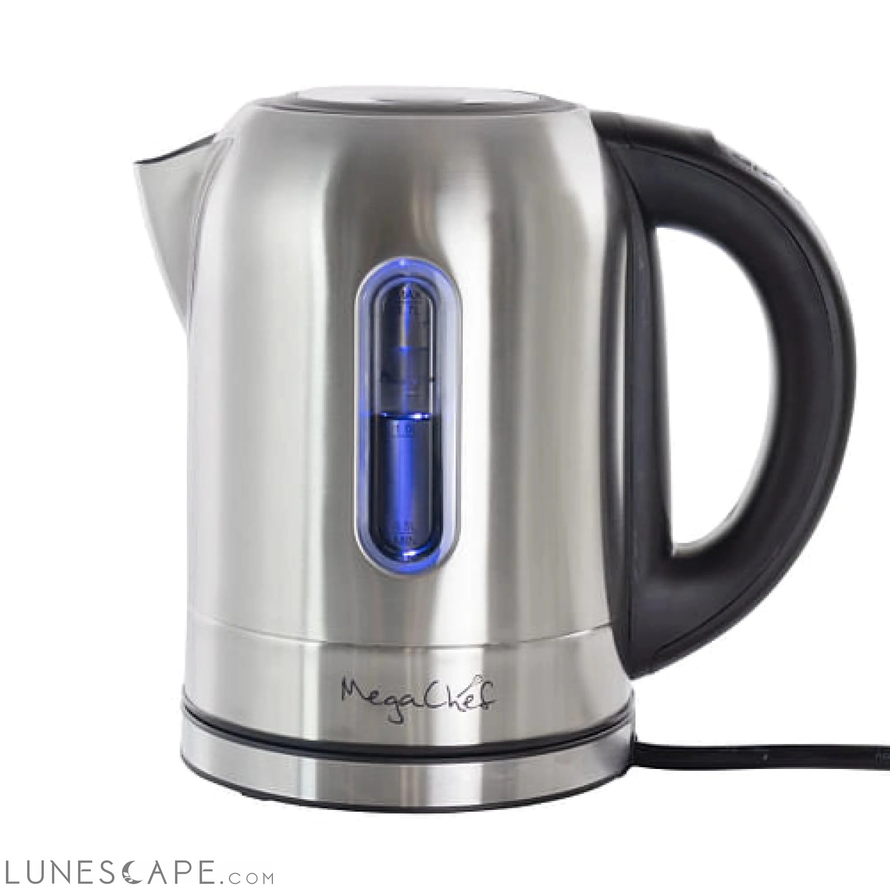 MegaChef 1.7Lt. Stainless Steel Electric Tea Kettle With 5 Preset
