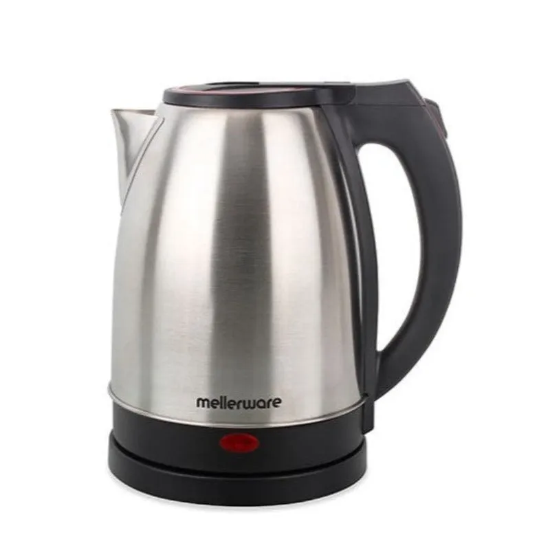Mellerware Kettle 360 Degree Cordless Stainless Steel Brushed 1.8l 1500w Rio