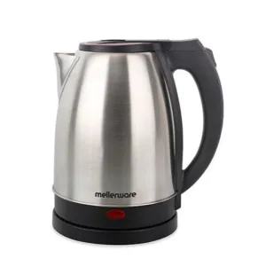 Mellerware Kettle 360 Degree Cordless Stainless Steel Brushed 1.8l 1500w Rio