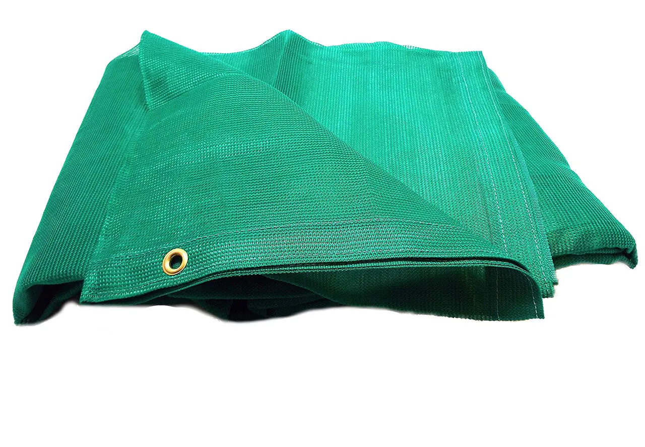 Mesh Tarp Shade Cloth Netting w/ Grommets - 60-70% Shade